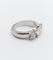 Bague 55 Bague jonc Art déco en platine et diamants (1,30 ct + 0,90 ct) 58 Facettes A06671
