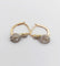 Boucles d'oreilles Dormeuses marguerite - Boucles d’oreilles en or 18k, platine et diamants 58 Facettes A06632