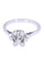 Bague 58 Bague fleur diamants années 50' 58 Facettes 091001