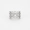 Bague Bague or blanc diamants 58 Facettes LP32