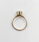 Bague 52 Bague solitaire or 14k ornée d'un diamant de 1,51 carats taille ovale Couleur J-K pureté SI2 avec certificat GWLAB 58 Facettes A03789