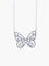 Collier COLLIER PAPILLON OR BLANC 58 Facettes