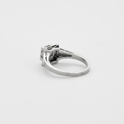 Bague BAGUE SOLITAIRE ART DECO DIAMANTS 58 Facettes 31300595