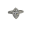Bague 50 Bague marquise or blanc et diamants 58 Facettes 250175