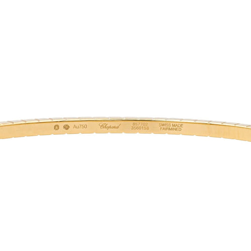 Bracelet Chopard Bracelet Jonc Ice cube Or jaune Diamant 58 Facettes 4173809RV