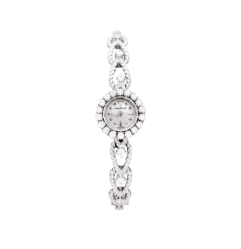 Montre Montre Femme Jaeger-Lecoultre, or blanc, diamants. 58 Facettes 34468