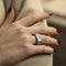 Bague 50 Bague Mauboussin Étoile Beauté en or gris 18K avec nacre et diamants – Taille 50 58 Facettes