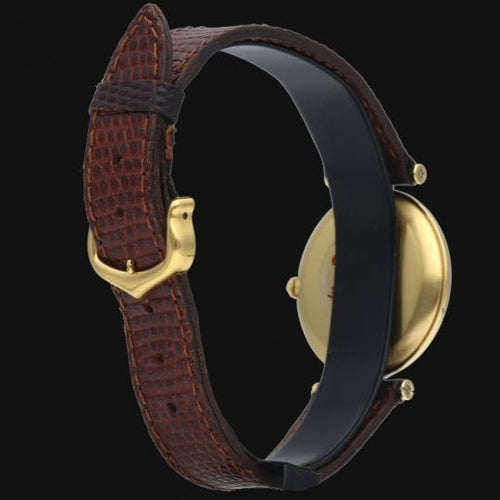 Montre Cartier Montre Must De Cartier Vermeil 58 Facettes MT41217