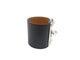 Bracelet bracelet HERMES extreme kelly dog manchette en cuir noir 50mm 58 Facettes 267199