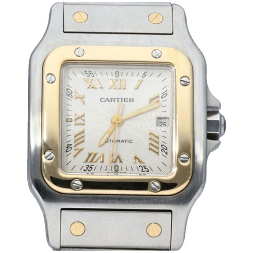 Montre Cartier Montre Santos Galbee Or Jaune 18K / Acier 58 Facettes MT42135