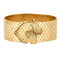 Bracelet Bracelet ceinture en or jaune , motif nid d'abeille 58 Facettes CAR1903