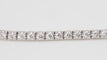Bracelet rivière en or blanc et diamants