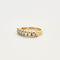 Bague 54 Alliance or jaune et blanc brillants 58 Facettes 2274456