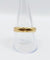 Bague 60 RARE Alliance jumelée or jaune finement ciselée, NON gravée (circa 1880) 58 Facettes A04721