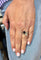 Bague 51 Bague ancienne Toi et Moi saphir de Siam et diamants 58 Facettes