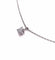 Collier Collier solitaire diamant or blanc 58 Facettes Pend.Dt-FA.27