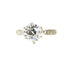 Bague 53 Bague solitaire en or jaune orné d’un diamant 2,67 carats 58 Facettes AB547