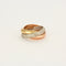 Bague 52 CARTIER - Bague Trinity 1 anneau pavé de diamants 58 Facettes