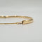 Jonc or jaune 18 carats 58 Facettes