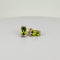 Boucles d'oreilles Boucles d'oreilles en or jaune, péridots ovales et diamants 58 Facettes 2511008