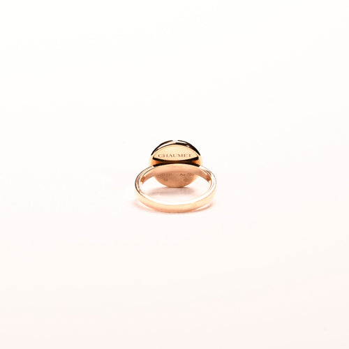 Bague 50 CHAUMET-Bague Class One Croisière grenat diamants en or rose 58 Facettes