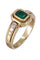 Bague émeraude et diamants 58 Facettes 095411
