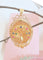 Pendentif Pendentif Paon Pierres de couleur Or Jaune 18 K 58 Facettes AA 1566