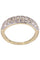 Bague 58 Bague jonc or jaune pavage diamants 58 Facettes 083641