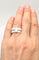 Bague 53 GUY LAROCHE - Bague en céramique blanche et or gris sertie de diamant 58 Facettes