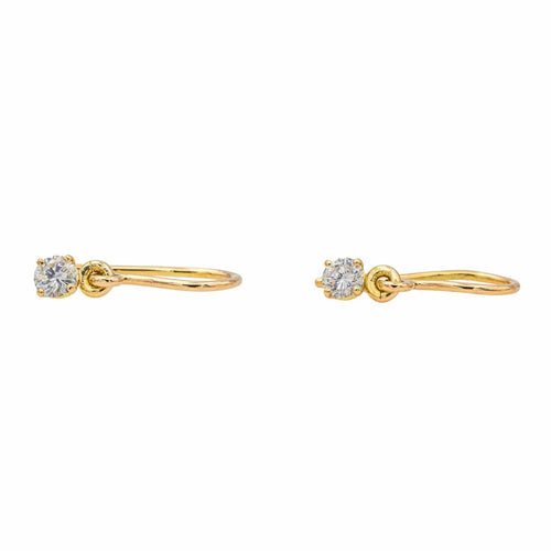 Boucles d'oreilles Boucles d'oreilles Or rose Diamant 58 Facettes 4012969CN