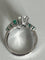 Bague 60 Bague Toi & Moi Or Gris Emeraudes Diamants 58 Facettes LOT 6389