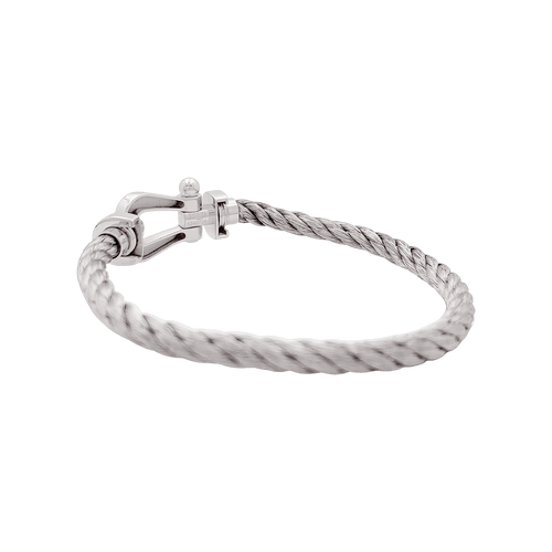 Bracelet Bracelet Fred, "Force 10", or blanc, acier. 58 Facettes 34775