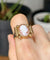 Bague 54.5 Bague en or jaune 18k ornée d'un camée 58 Facettes
