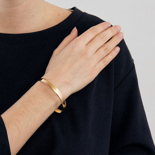 Bracelet BRACELET  JONC OR JAUNE 58 Facettes M8670