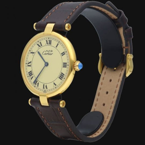 Montre Cartier Montre Must De Cartier Vermeil 58 Facettes MT44298