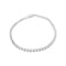 Bracelet Bracelet ligne, or blanc et diamants. 58 Facettes 34819