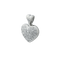 Pendentif Pendentif Coeurs en or blanc et diamants 58 Facettes 33375
