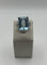 Bague 54 Bague aigue-Marine diamants 58 Facettes
