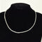 Collier Collier tennis en or blanc avec diamants 58 Facettes