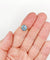 Bague 51 Bague cocktail vintage or jaune et aigue marine 58 Facettes A05744