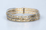 Bracelet Bracelet semainier en or blanc et jaune 58 Facettes brsemainier-105
