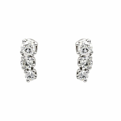 Boucles d'oreilles Boucles d'oreilles Or blanc Diamant 58 Facettes 2997891CN