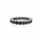 Bague 52 Alliance or blanc saphirs 58 Facettes 240383R