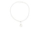 Collier collier HERMES pendentif azur pm chaine d'ancre en argent boite 58 Facettes 267569