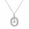 Collier Collier  Or blanc, Or jaune Diamant 58 Facettes 4183600CN