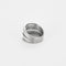 Bague 49 Bague moderne or blanc et diamants 58 Facettes EVR2612