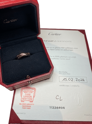 Bague CARTIER - Bague Trinity 3 ors PM 58 Facettes