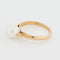 Bague 52 BAGUE OR JAUNE PERLE DE CULTURE 58 Facettes RÉF 5029/18