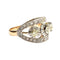 Bague BAGUE ART DÉCO, ÉPOQUE 1930-1935, OR 18 KT ET PLATINE AVEC DIAMANTS 58 Facettes Q169B