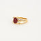 Bague 51 Bague La Protégée or jaune et rubis 58 Facettes LP780